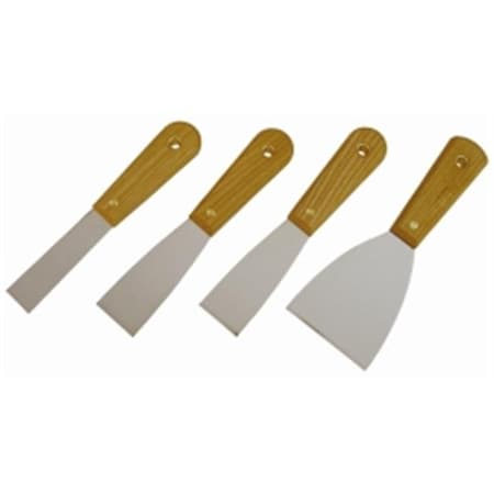 K Tool International KTI-70004 Scraper & Putty Knife Set; 4 Piece